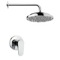 Chrome Shower Faucet Set with 9